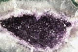 Purple Amethyst Geode - Uruguay #87412-2